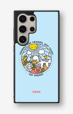 Samsung Galaxy S25 Ultra Hard Case – Friends, Not Food - View 1