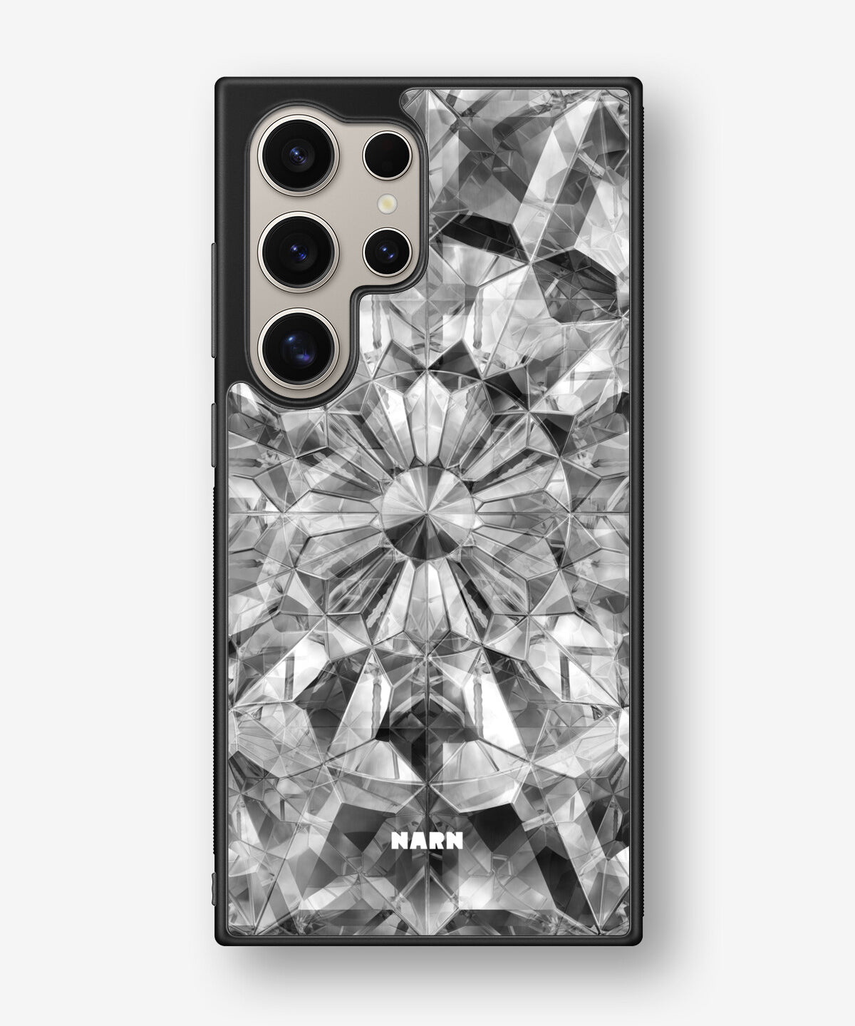 Samsung Galaxy S25 Ultra Hard Case – Grey Crystals - View 1