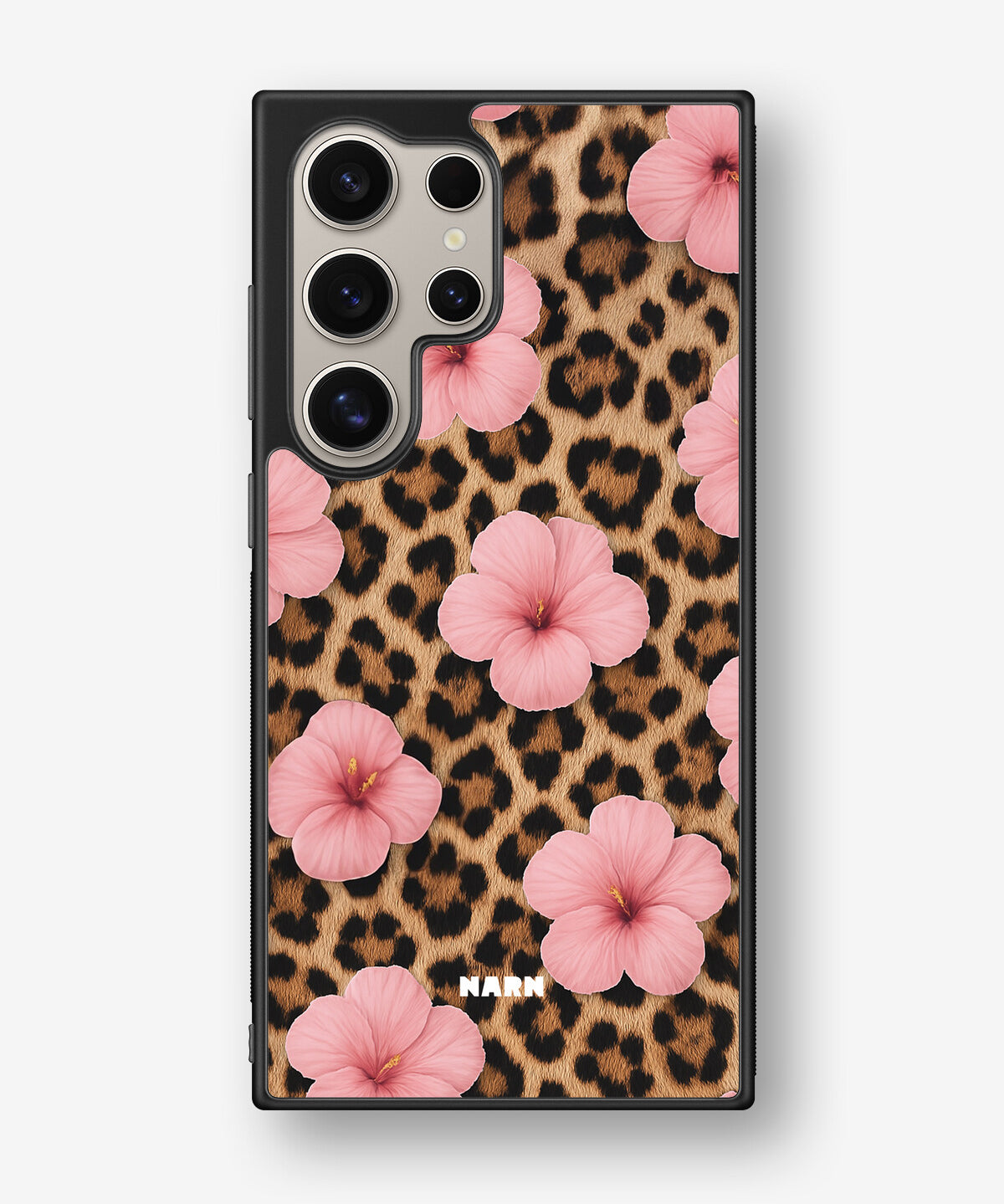 Samsung Galaxy S25 Ultra Hard Case – Leopard Flower - View 1