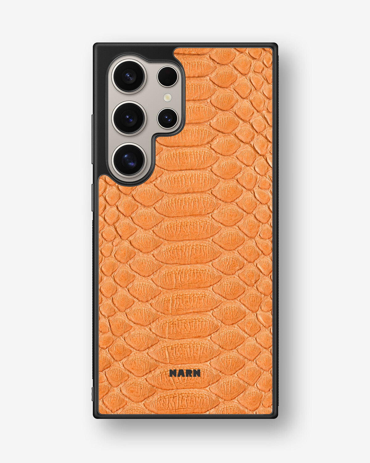 Samsung Galaxy S25 Ultra Hard Case – Orange Snake - View 1