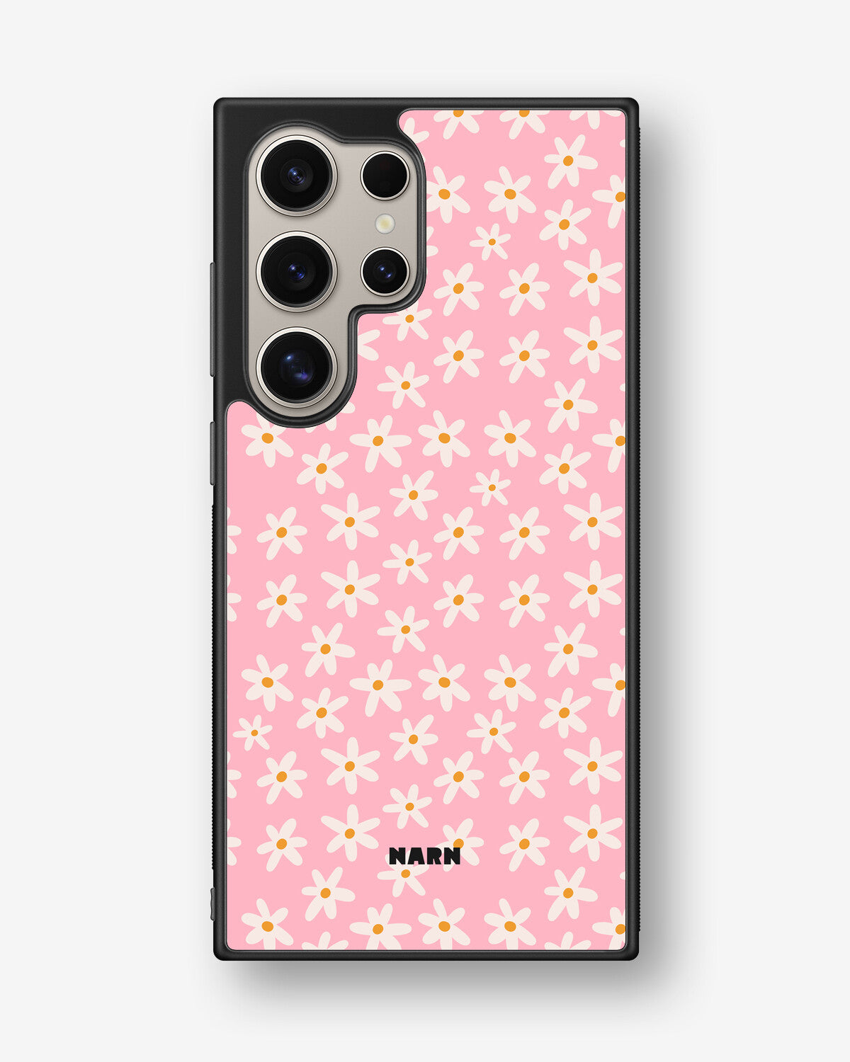 Samsung Galaxy S25 Ultra Hard Case – Pink Daisy - View 1