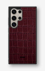 Samsung Galaxy S25 Ultra Hard Case – Rouge Croc - View 1