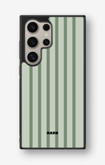 Samsung Galaxy S25 Ultra Hard Case – Sage Stripes - View 1