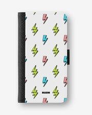 Samsung Galaxy S26 FE Wallet Case - Lightning Bolts - View 1