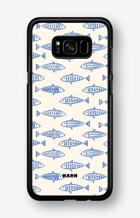 Samsung Galaxy S8 Hard Case – Blue Catch - View 1