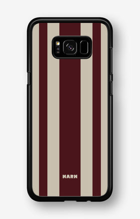 Samsung Galaxy S8 Hard Case – Bordeaux Stripe - View 1