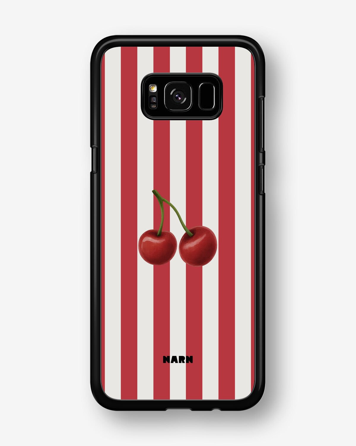 Samsung Galaxy S8 Hard Case – Cherry Stripes - View 1