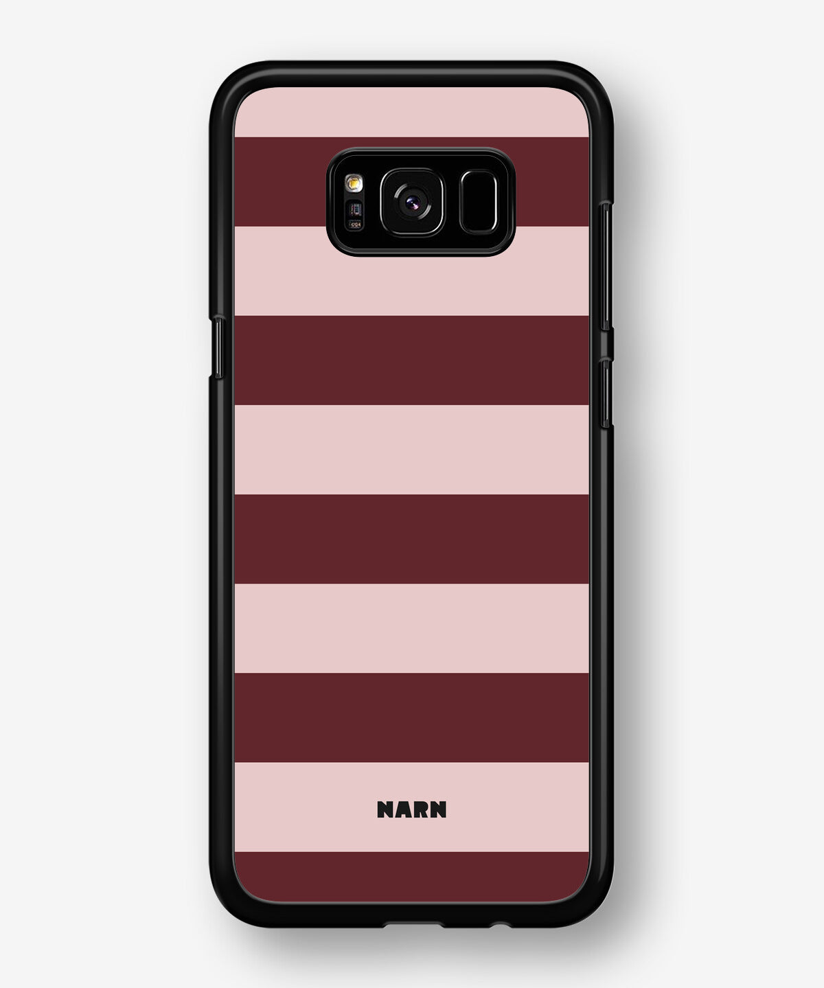 Samsung Galaxy S8 Hard Case – Cranberry Stripe - View 1