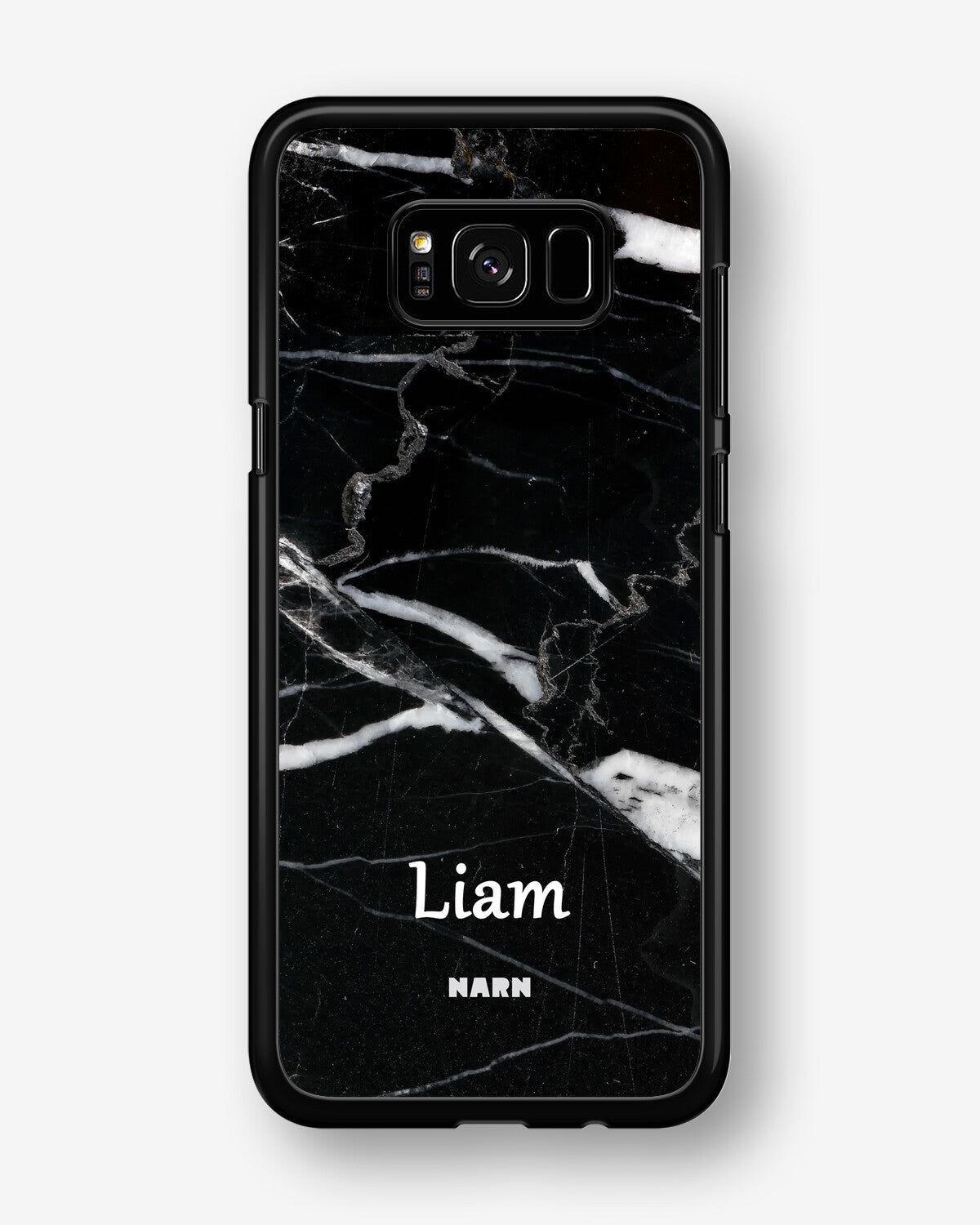 Samsung Galaxy S8 Hard Case – Custom - Black Marble - View 1