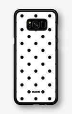 Samsung Galaxy S8 Hard Case – Mono Dots - View 1