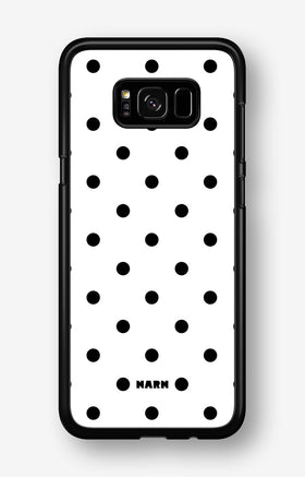 Samsung Galaxy S8 Hard Case – Mono Dots - View 1