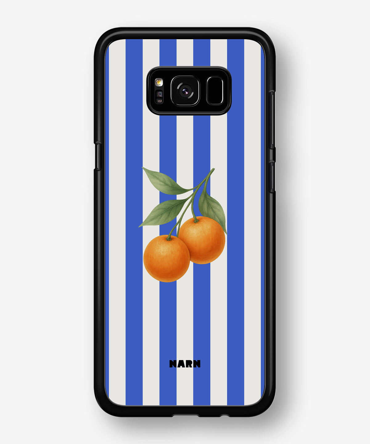 Samsung Galaxy S8 Hard Case – Orange Stripes - View 1