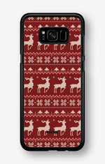 Samsung Galaxy S8 Hard Case – Reindeer Knit - View 1