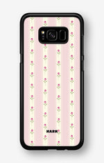 Samsung Galaxy S8 Hard Case – Rose Lines - View 1