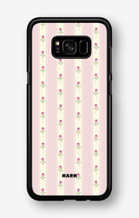 Samsung Galaxy S8 Hard Case – Rose Lines - View 1