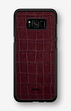 Samsung Galaxy S8 Hard Case – Rouge Croc - View 1