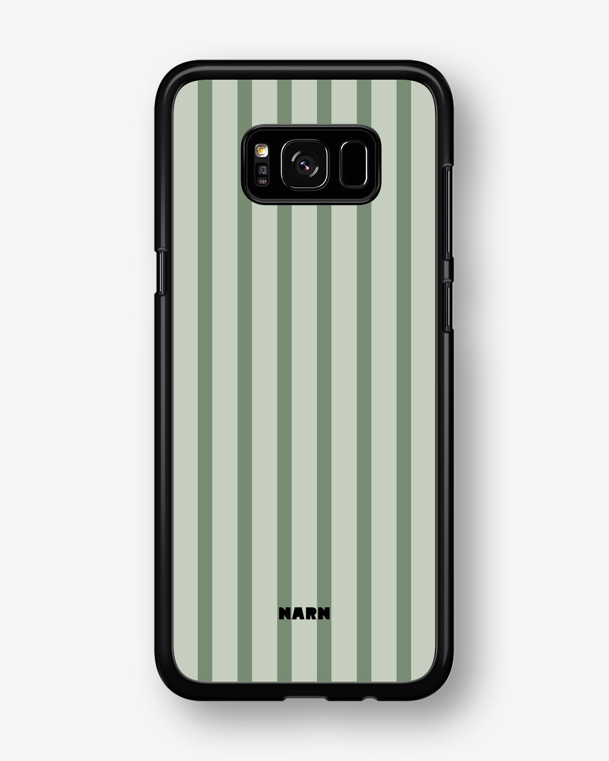 Samsung Galaxy S8 Hard Case – Sage Stripes - View 1