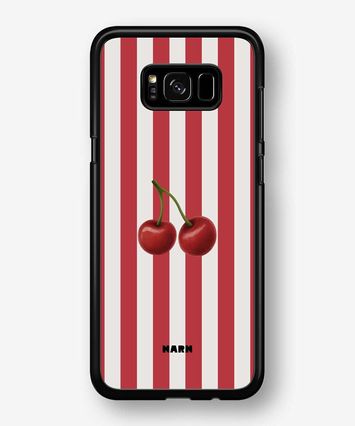 Samsung Galaxy S8 Plus Hard Case – Cherry Stripes - View 1
