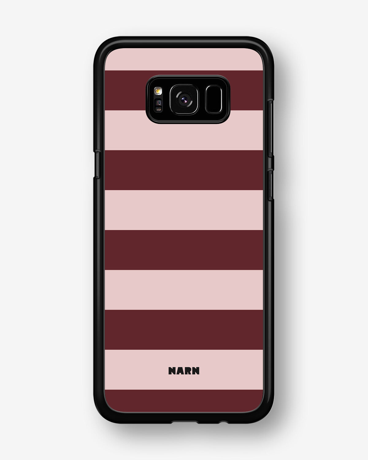 Samsung Galaxy S8 Plus Hard Case – Cranberry Stripe - View 1