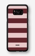 Samsung Galaxy S8 Plus Hard Case – Cranberry Stripe - View 1