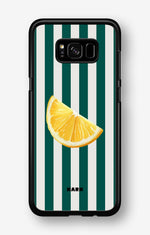Samsung Galaxy S8 Plus Hard Case – Lemon Stripes - View 1