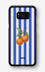 Samsung Galaxy S8 Plus Hard Case – Orange Stripes - View 1