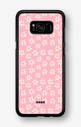 Samsung Galaxy S8 Plus Hard Case – Pink Daisy - View 1