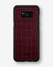 Samsung Galaxy S8 Plus Hard Case – Rouge Croc - View 1