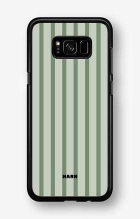 Samsung Galaxy S8 Plus Hard Case – Sage Stripes - View 1