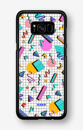 Samsung Galaxy S8 Plus Hard Case – 80s Memphis - View 1