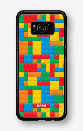 Samsung Galaxy S8 Plus Hard Case – Building Bricks - View 1