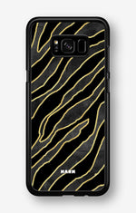 Samsung Galaxy S8 Plus Hard Case – Golden Zebra - View 1