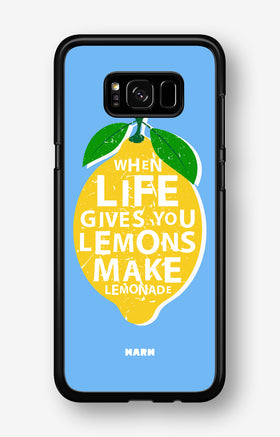 Samsung Galaxy S8 Plus Hard Case – Lemon Quote - View 1