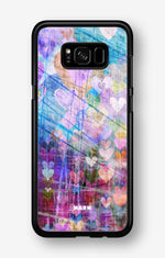 Samsung Galaxy S8 Plus Hard Case – Purple Hearts - View 1