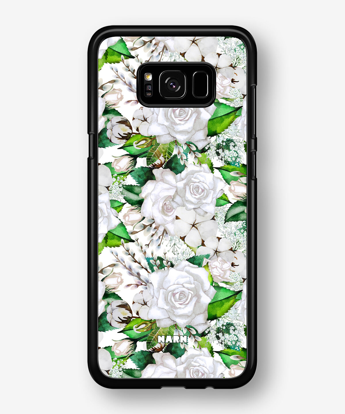 Samsung Galaxy S8 Plus Hard Case – White Bloom - View 1