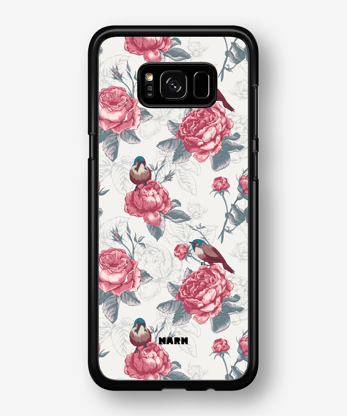 Samsung Galaxy S8 Hard Case – Birds Among Roses - View 1