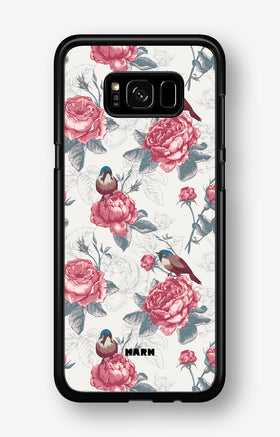 Samsung Galaxy S8 Hard Case – Birds Among Roses - View 1