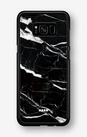 Samsung Galaxy S8 Hard Case – Black Marble - View 1