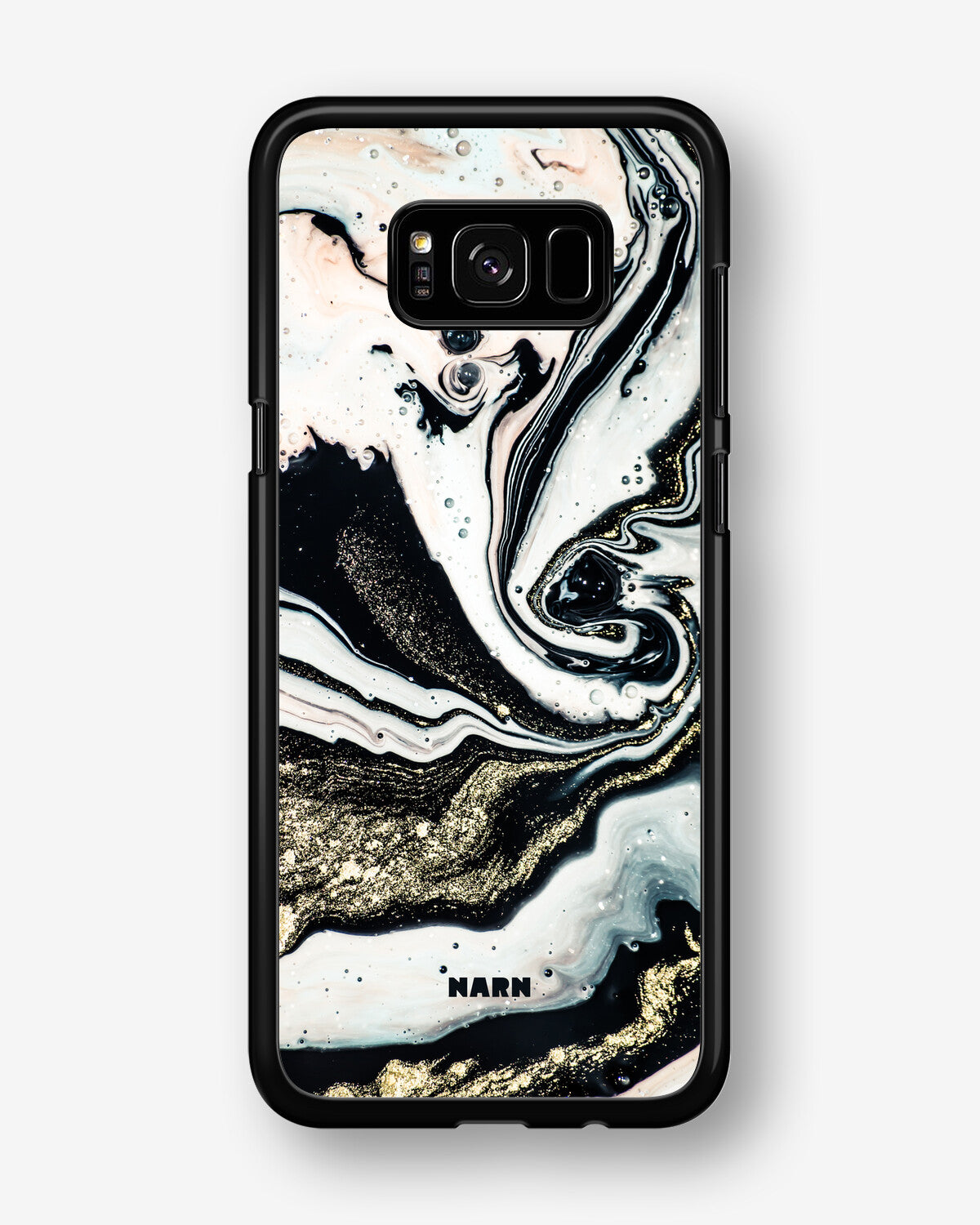 Samsung Galaxy S8 Hard Case – Golden Swirl - View 1