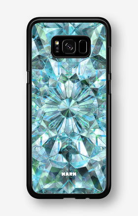 Samsung Galaxy S8 Hard Case – Green Crystals - View 1