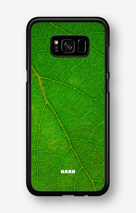 Samsung Galaxy S8 Hard Case – Green Leafy - View 1
