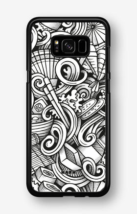 Samsung Galaxy S8 Hard Case – Japanese Pattern - View 1