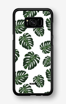 Samsung Galaxy S8 Hard Case – Monstera Pattern - View 1