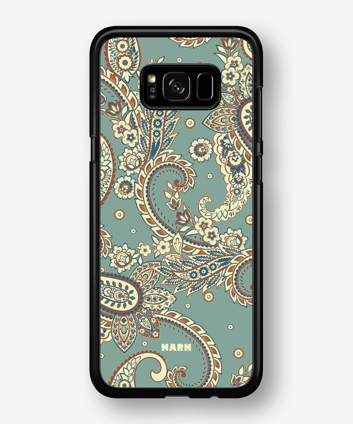 Samsung Galaxy S8 Hard Case – Paisley Green - View 1