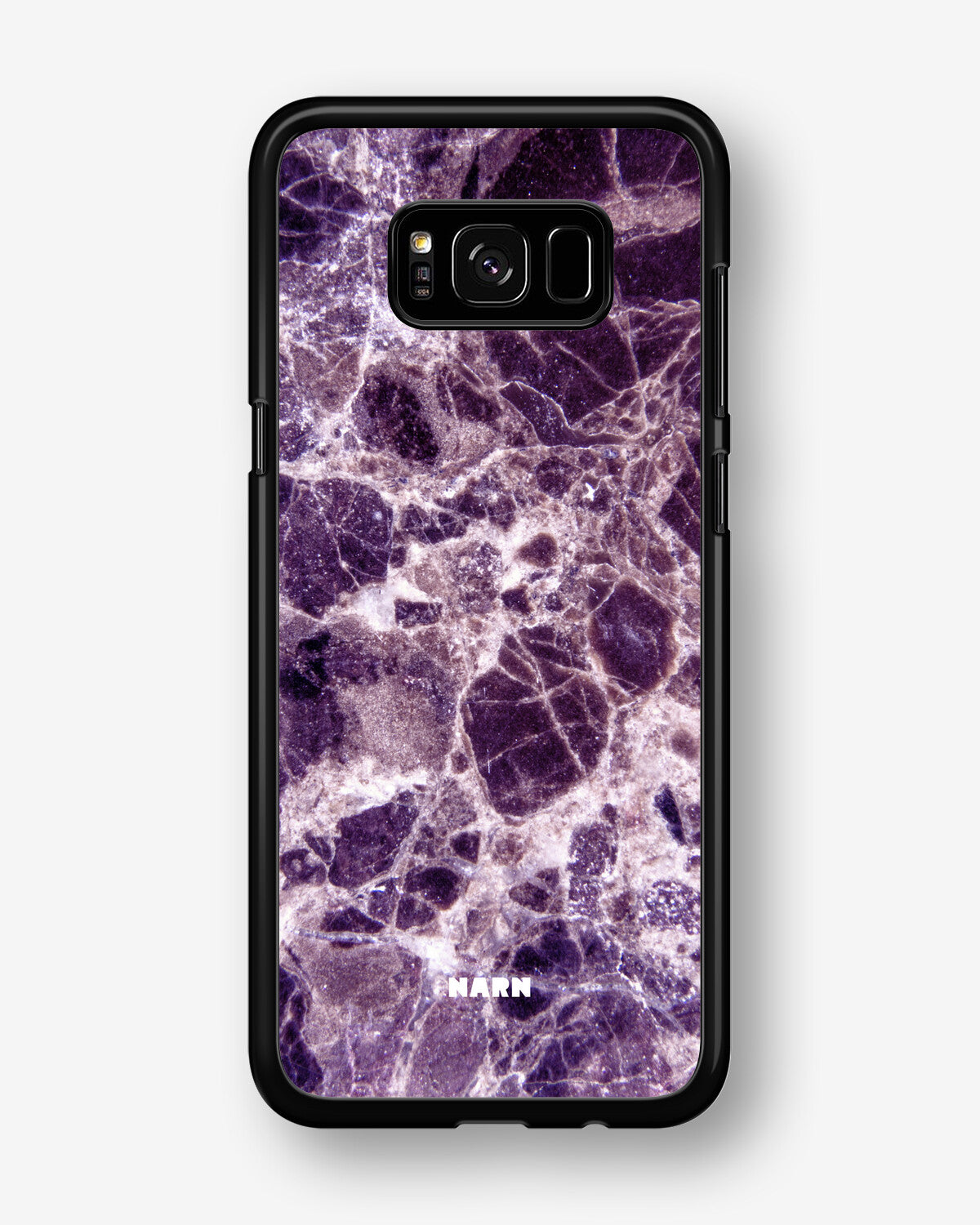 Samsung Galaxy S8 Hard Case – Purple Marble - View 1