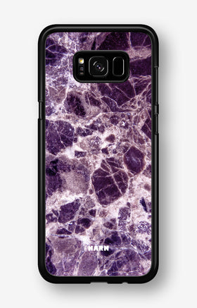 Samsung Galaxy S8 Hard Case – Purple Marble - View 1