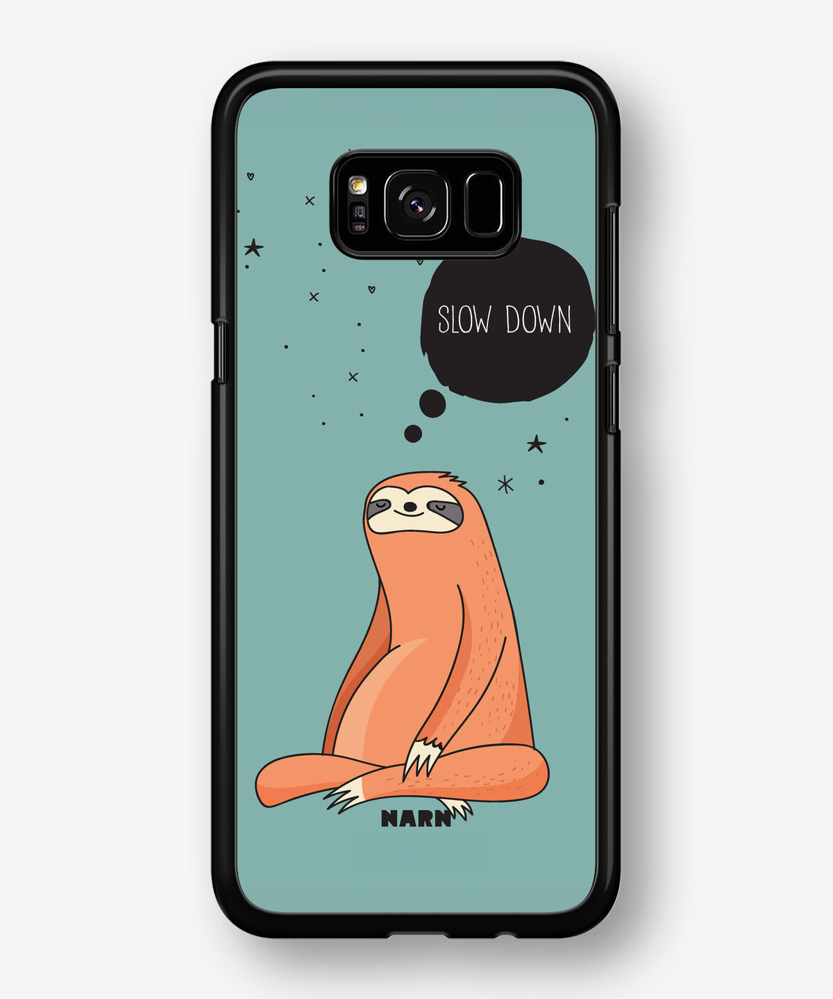 Samsung Galaxy S8 Hard Case – Slow Down Sloth - View 1