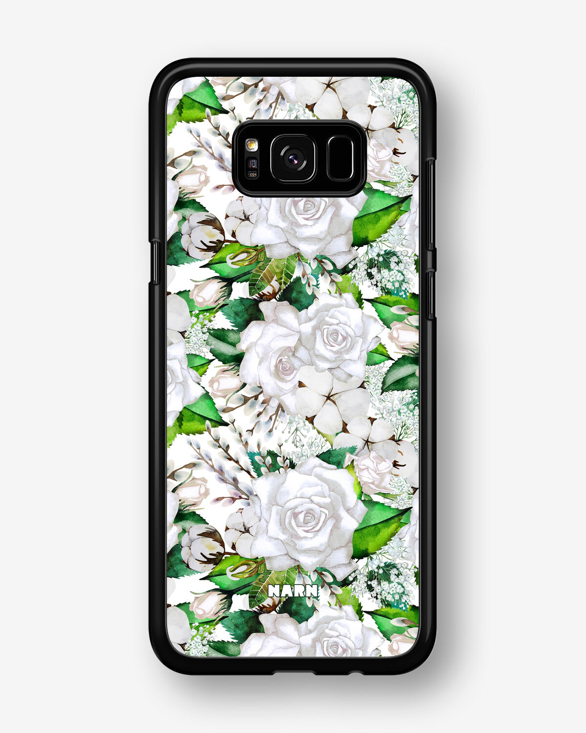Samsung Galaxy S8 Hard Case – White Bloom - View 1