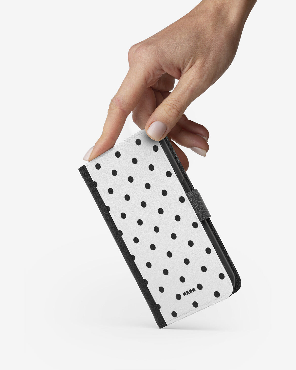 Samsung Galaxy S8 Wallet Case - Mono Dots - View 2