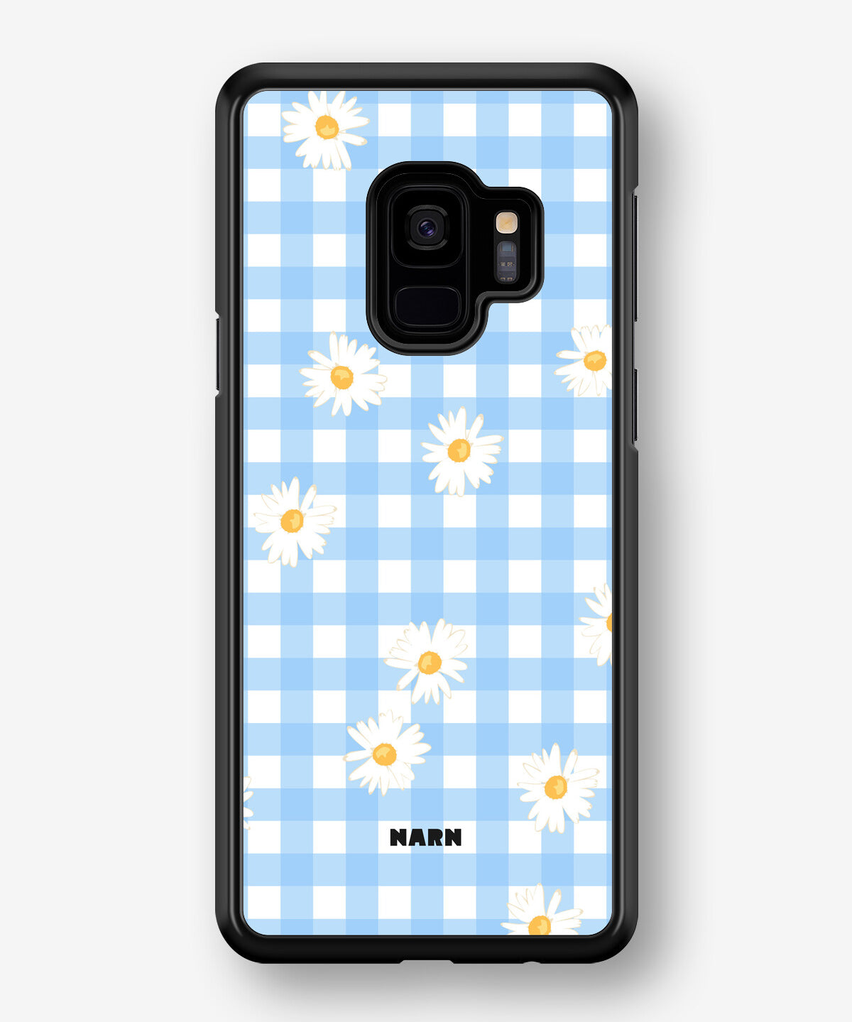 Samsung Galaxy S9 Hard Case – Blue Daisies - View 1